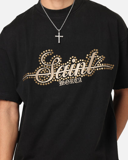 Saint Morta Rodeo Drive Boxy T-Shirt Black/Brown