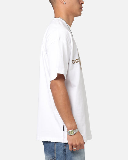 Saint Morta Rodeo Drive Boxy T-Shirt White/Brown