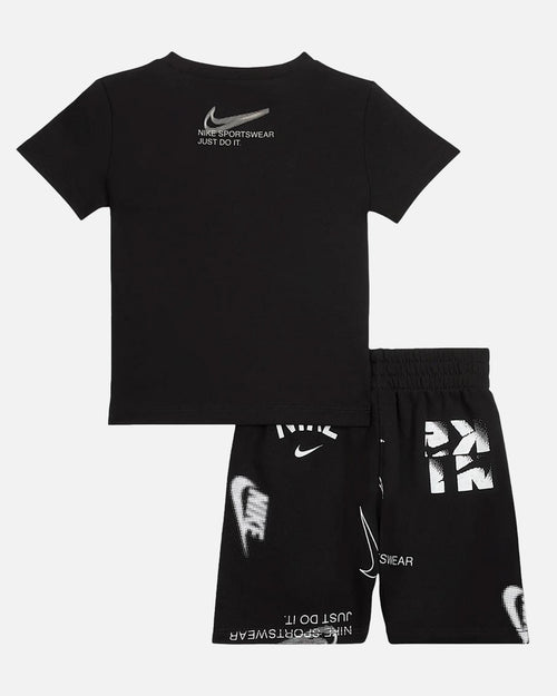 Nike Kids' Club Brand Energy Shorts Set Black