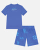 Nike Kids' Club Brand Energy Shorts Set Blue