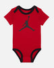 Jordan Infant Jumpamn 23 Jersey Bodysuit Set 3 Pack Black