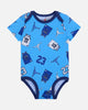 Jordan Infant Jumpamn 23 Jersey Bodysuit Set 3 Pack University Blue