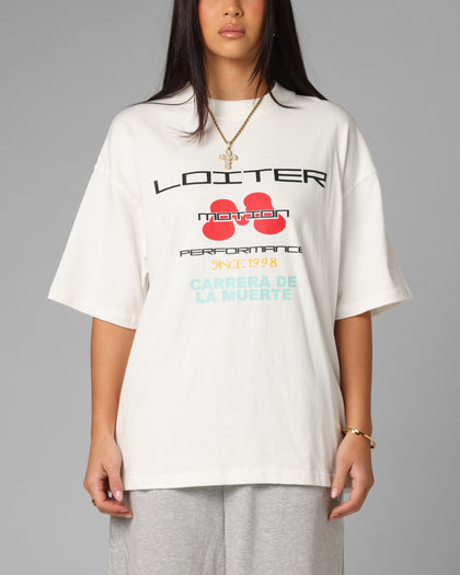 Loiter Performance Premium T-Shirt Off White