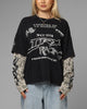 Loiter Performance Layered Long Sleeve T-Shirt Vintage Black