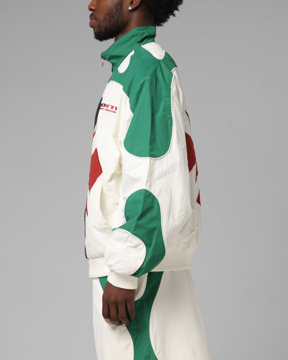 Loiter Club Classic Track Jacket White/Green