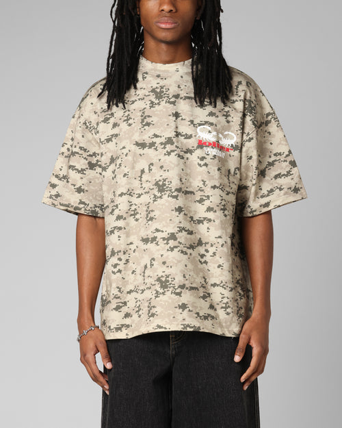 Loiter Bullrush Premium T-Shirt Digi Camo