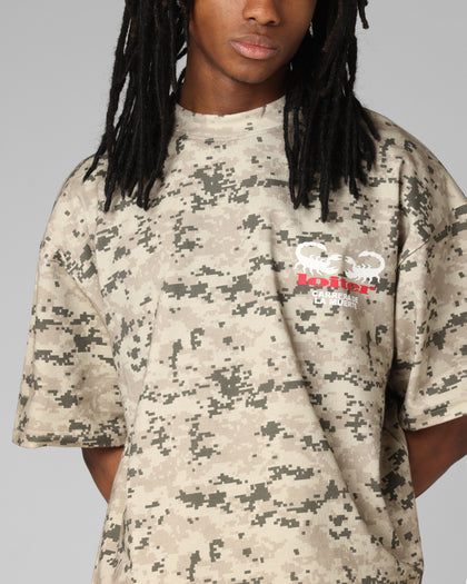 Loiter Bullrush Premium T-Shirt Digi Camo