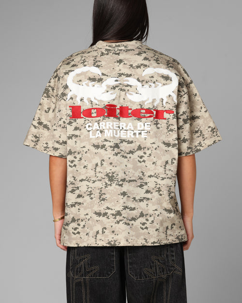 Loiter Bullrush Premium T-Shirt Digi Camo