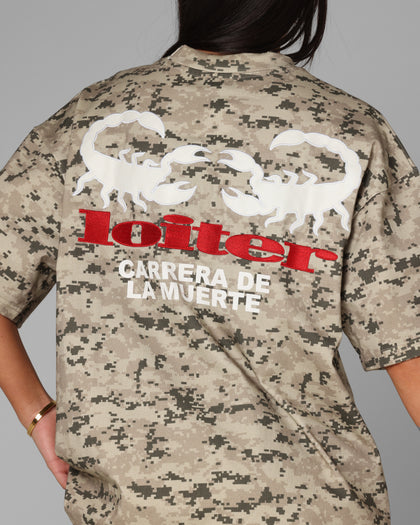 Loiter Bullrush Premium T-Shirt Digi Camo