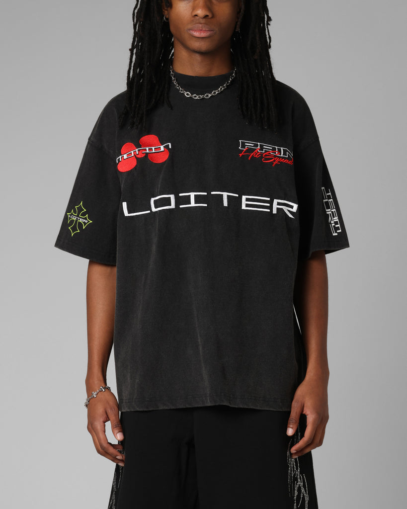 Loiter Racing Premium T-Shirt Charcoal | Culture Kings