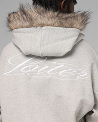 Loiter Purity Zip Hoodie Grey