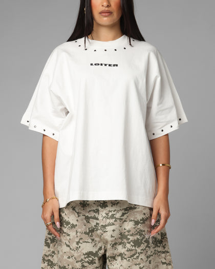 Loiter Opaque Boxy T-Shirt Off White