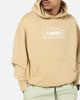 Carre Block Star Hoodie Stone