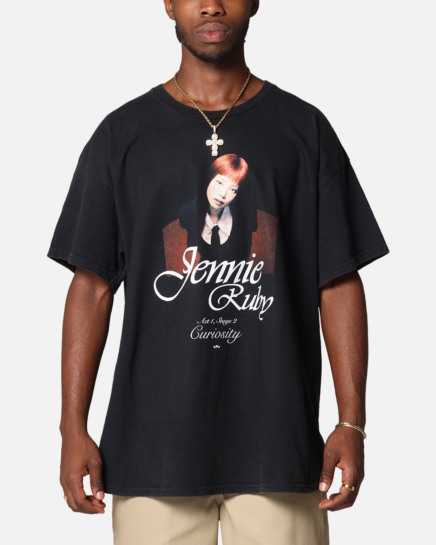 Jennie Ruby Curiosity T-Shirt Black Vintage | Culture Kings