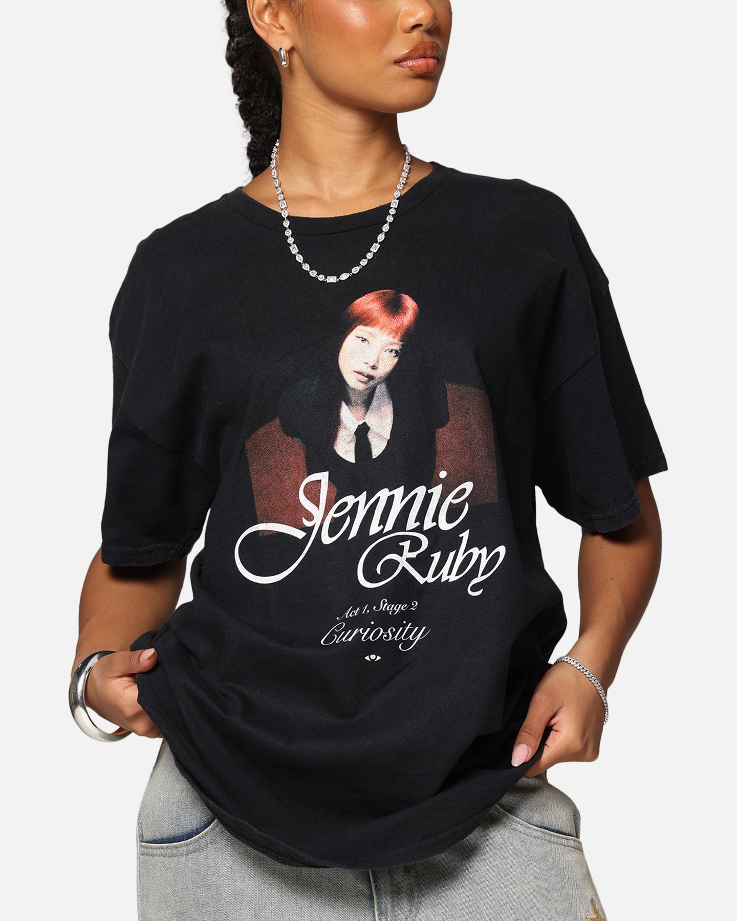 Jennie Ruby Curiosity T-Shirt Black Vintage | Culture Kings