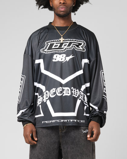 Loiter Thrill Racing Long Sleeve T-Shirt Black