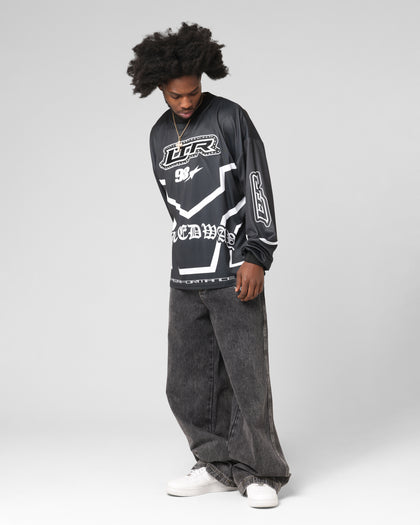 Loiter Thrill Racing Long Sleeve T-Shirt Black