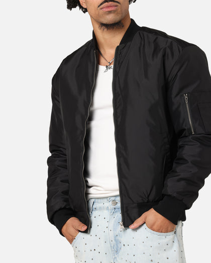 Saint Morta Gothic Noir Bomber Jacket Black