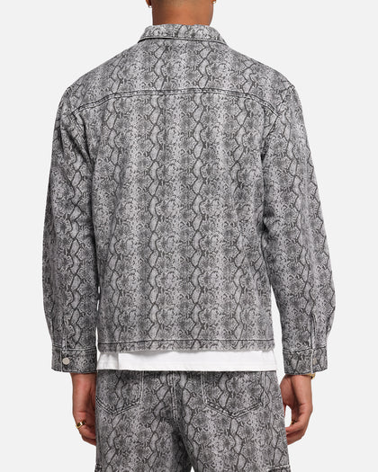 XXIII Snake Skin Jacket Black Snake Print