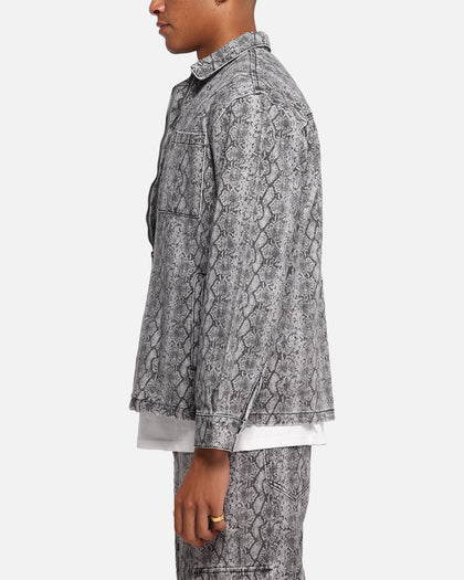 XXIII Snake Skin Jacket Black Snake Print