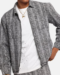 XXIII Snake Skin Jacket Black Snake Print