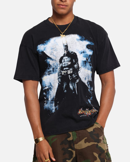 73Studio X DC Batman Arkham Asylum Vintage T-Shirt Black Acidwash