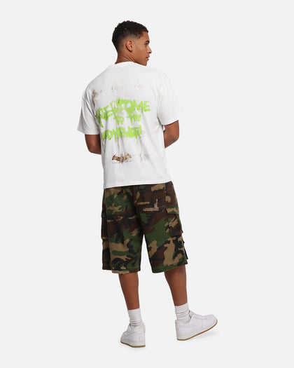 73Studio X DC Batman Joker Arkham Asylum Vintage T-Shirt Off White