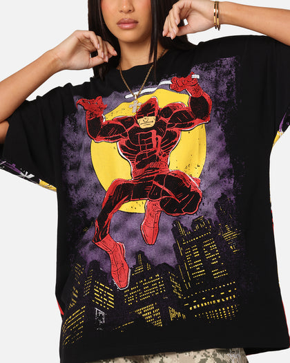 American Thrift Marvel Daredevil All Over Print T-Shirt Black