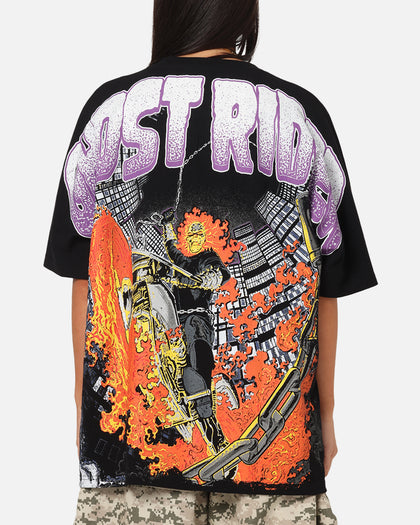 73Studio Marvel Ghost Rider All Over Print T-Shirt Black