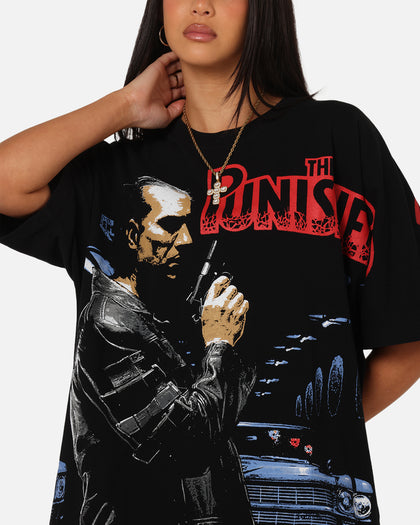 73Studio Marvel The Punisher All Over Print T-Shirt Black