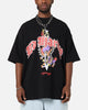 Ed Hardy Dagger Rhinestone Crop T-Shirt Black