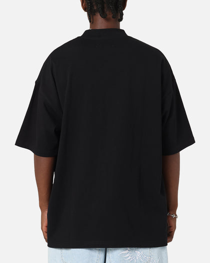 Ed Hardy Dagger Rhinestone Crop T-Shirt Black