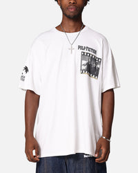 Pulp Fiction Montage T-Shirt White Vintage