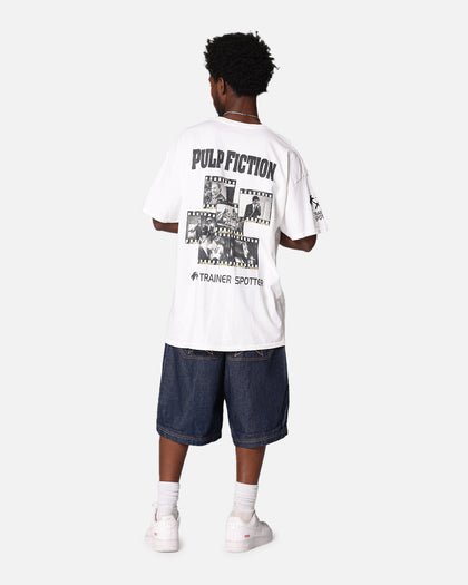Pulp Fiction Montage T-Shirt White Vintage