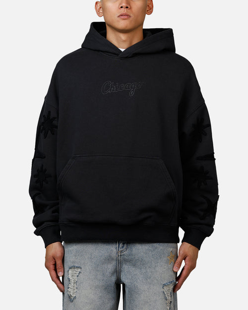 Mitchell & Ness Chicago White Sox Starburst Hoodie Faded Black