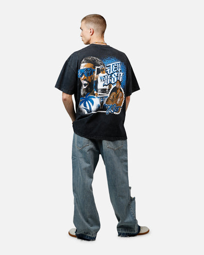 Culture Kings X WWE Jey Uso Wrestlemania XLI Vintage T-Shirt Black Acidwash