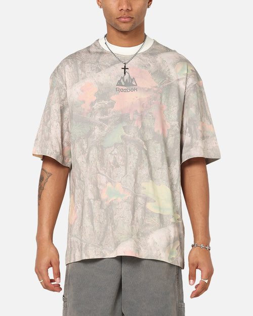 Reebok X Market All Over Print T-Shirt Real Tree Camo