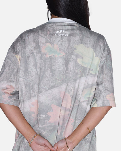 Reebok X Market All Over Print T-Shirt Real Tree Camo