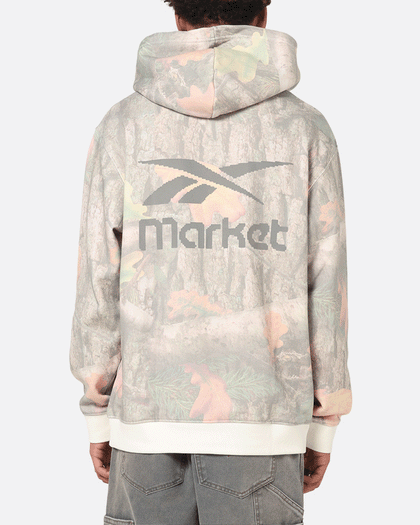 Reebok X Market All Over Print Hoodie Real Tree Camo