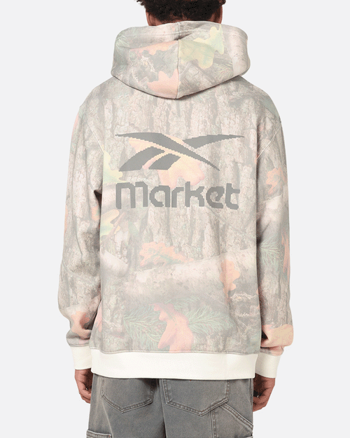 Reebok X Market All Over Print Hoodie Real Tree Camo
