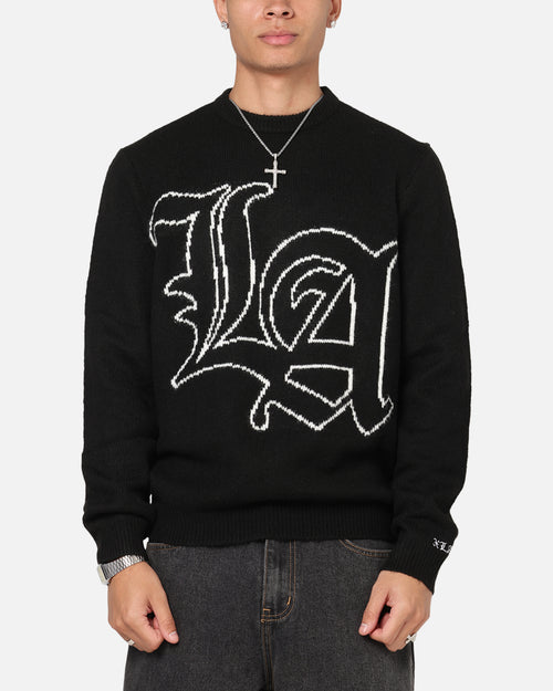 X-LARGE LA Knit Sweater Black