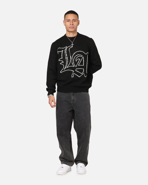 X-LARGE LA Knit Sweater Black
