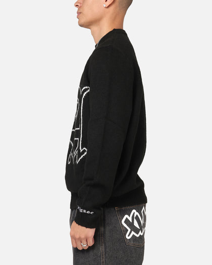 X-LARGE LA Knit Sweater Black