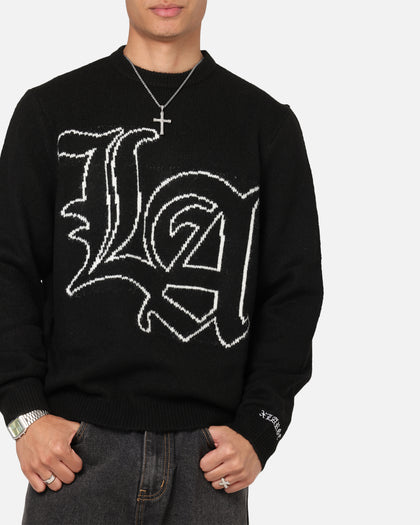 X-LARGE LA Knit Sweater Black