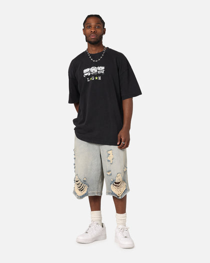 73Studio Disney Pixar Toy Story Little Green Men Vintage T-Shirt Black Acidwash