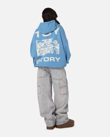 73Studio Disney Pixar Toy Story Coming Soon Premium Hoodie Washed Blue