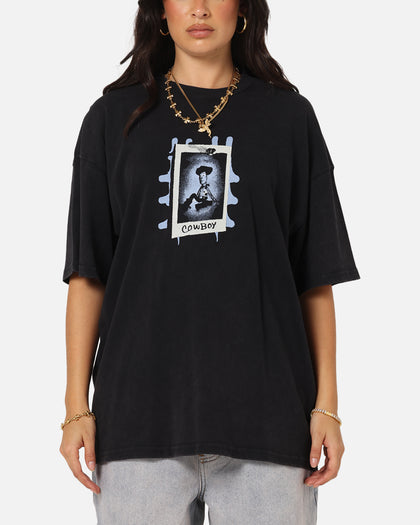 73Studio Disney Pixar Toy Story Woody Vintage T-Shirt Black Acidwash