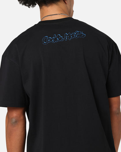 American Thrift X Sesame Street Cookie Monster Grail Heavy T-Shirt Black
