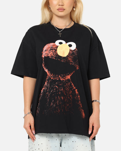 American Thrift X Sesame Street Elmo Grail Heavy T-Shirt Black