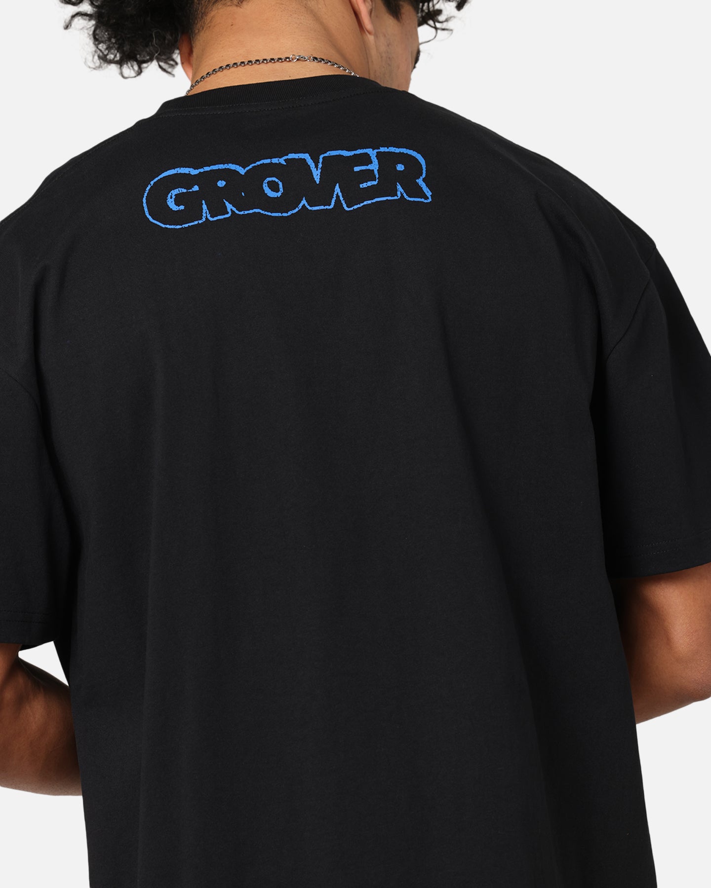 B*様 SESAME STREET GROVER Tシャツ　BLACK OUT American Thrift X Sesame Street Grover Grail Heavy T-Shirt Black